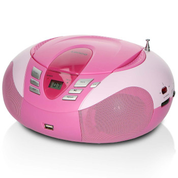 SCD-37 USBPINK Scd-37 usb pink portable fm radio cd and usb player pink Product foto